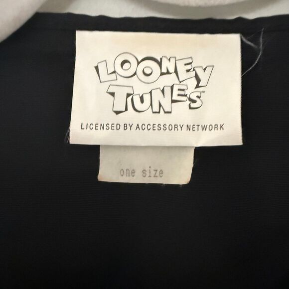 VTG 1994 Looney Tunes Tweety Daffy Duck Tapestry Vest Retro Cartoon Sz O/S - Picture 3 of 6